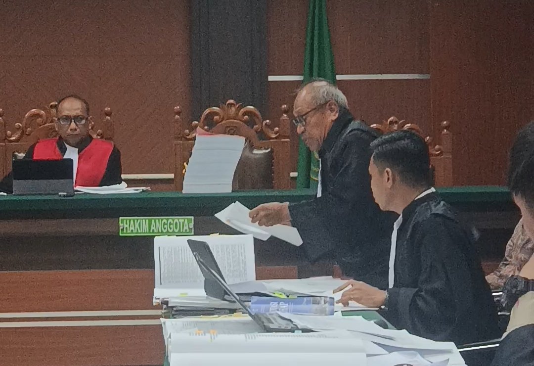 hanafi saleh sidang tipidkor dsp gunungapi ruang_sitaro